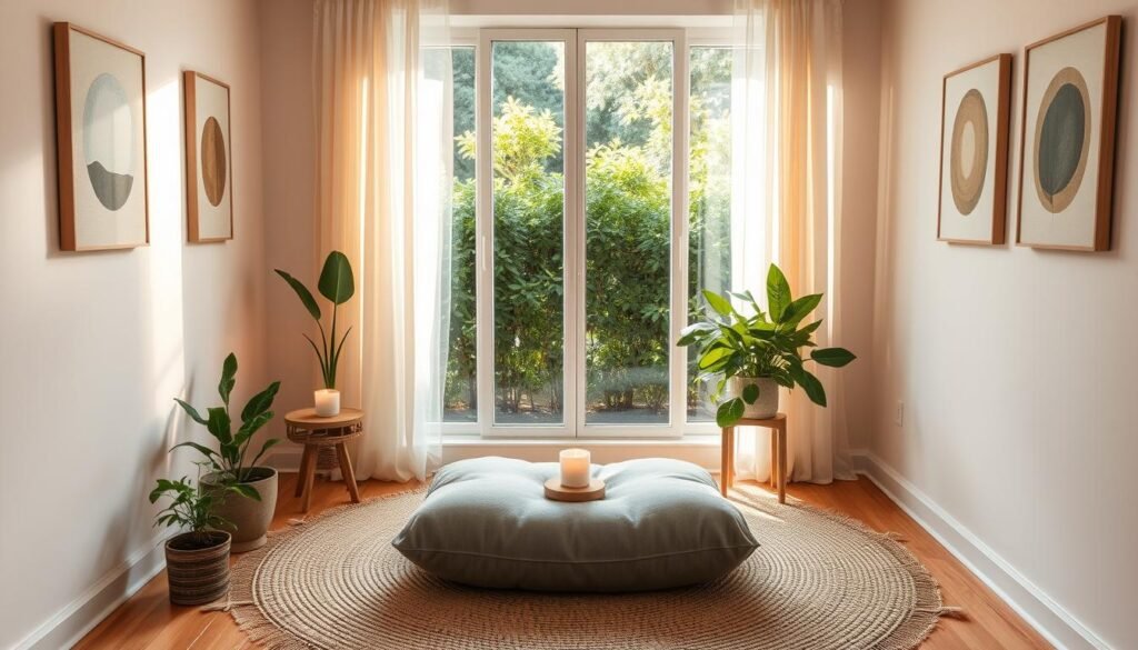 A-cozy-sun-drenched-meditation-nook-in-a-serene-minimalist-home.-A-plush-gray-floor-cushion--1024x585 Guided Meditation Accessories for a Calming Practice