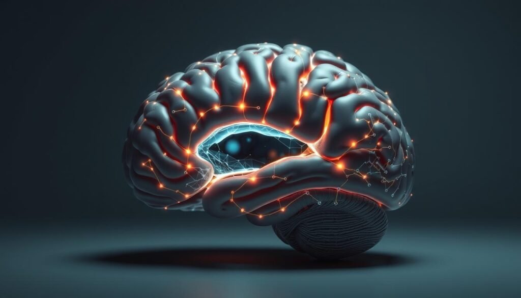 A-detailed-cross-section-of-a-human-brain-with-various-regions-highlighted-and-annotated-using-1024x585 the role of ai in mental health care