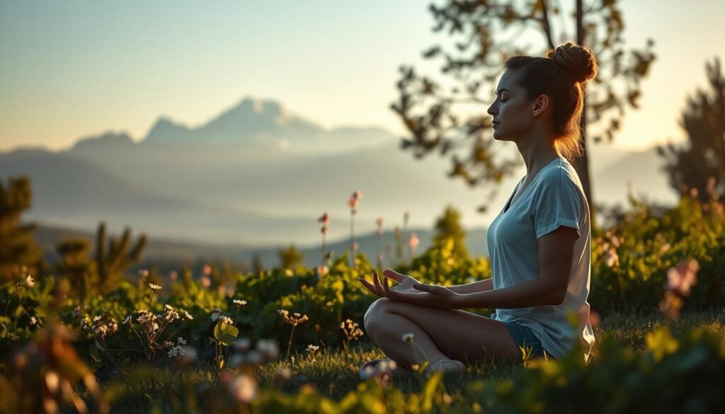 A-serene-and-tranquil-outdoor-scene-bathed-in-soft-natural-lighting.-In-the-foreground-a-1024x585 Mindful Health Practices: Achieve Balance and Wellness