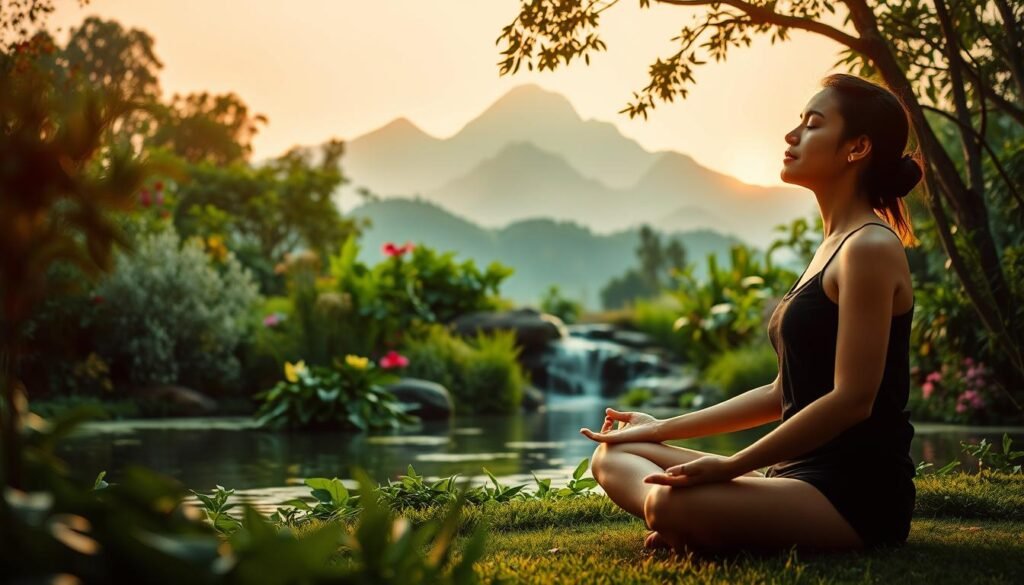 A-serene-garden-oasis-filled-with-lush-greenery-and-a-tranquil-pond.-In-the-foreground-a-1024x585 Unlock Inner Peace with AI-Guided Meditation