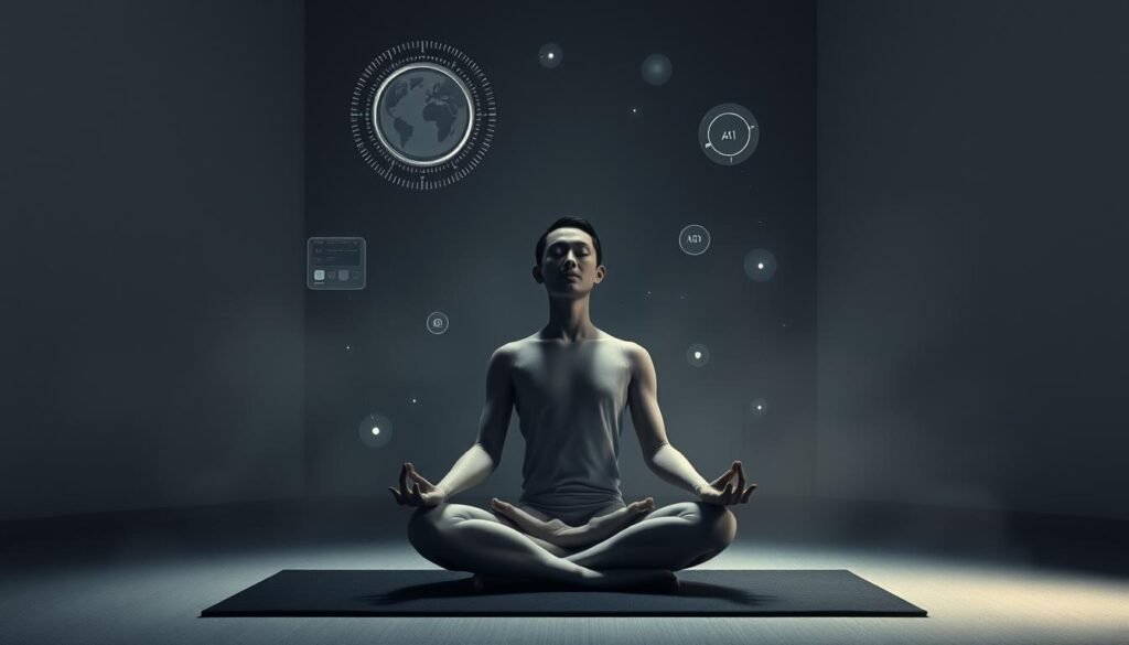 A-serene-meditation-room-with-muted-lighting-the-walls-adorned-with-soothing-abstract-1024x585 Unlock Inner Peace with These AI Meditation Apps