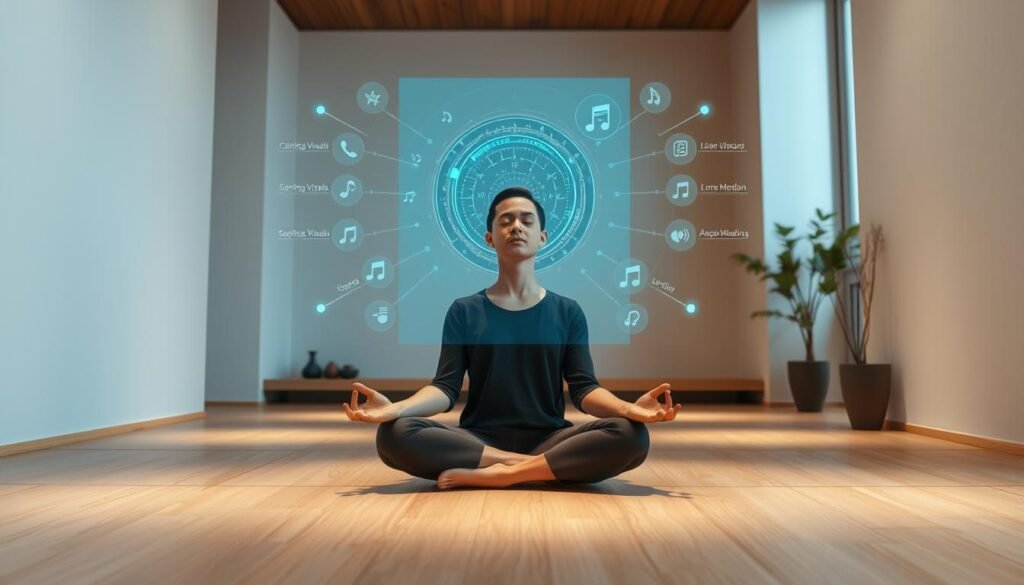 A-serene-meditation-space-where-AI-and-mindfulness-seamlessly-coexist.-In-the-foreground-a-1024x585 How AI Can Help Reduce Anxiety Symptoms