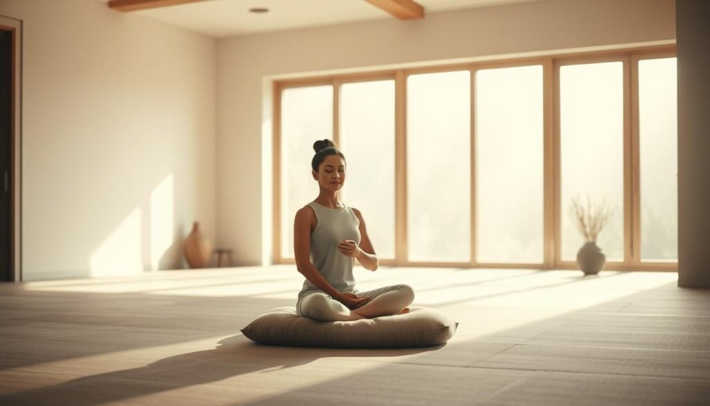 A-serene-meditation-studio-bathed-in-soft-diffused-natural-light-filtering-through-large-1024x585 AI and Mindfulness: Finding Balance in the Tech Era