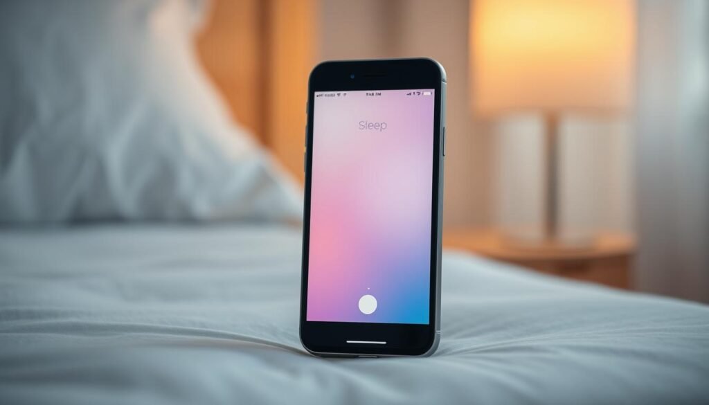 A-serene-minimalist-scene-of-a-mobile-device-displaying-a-soothing-pastel-hued-mindfulness-1024x585 Discover the Best Mindfulness Apps for Sleep