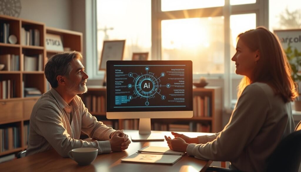 A-serene-therapy-room-bathed-in-warm-natural-lighting-from-large-windows.-In-the-foreground--1024x585 top 5 ai tools revolutionizing mental health treatment