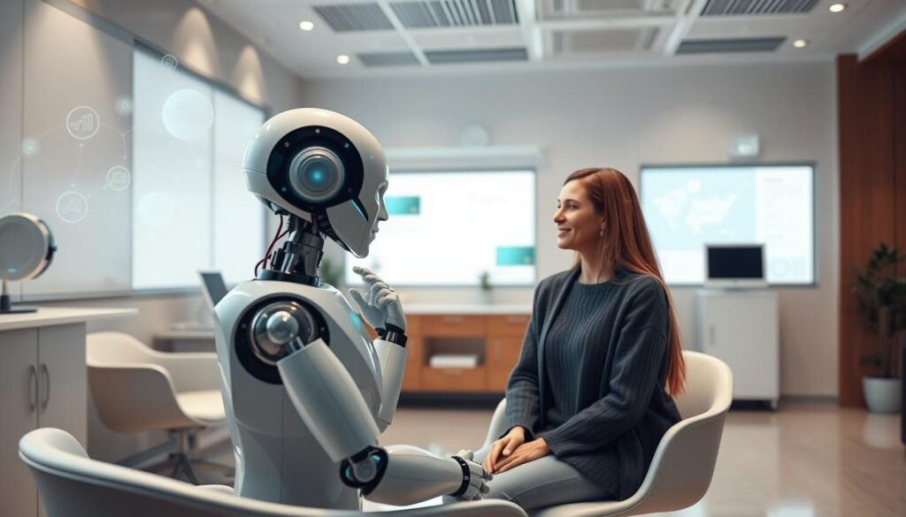 A-serene-well-lit-medical-office-interior-with-sleek-modern-furniture-and-equipment.-In-the-1024x585 AI Therapy Chatbots: Your Digital Mental Health Coach