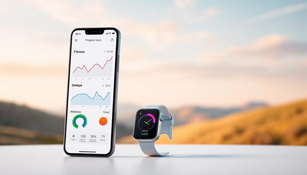 A-sleek-minimalist-mobile-app-interface-showcasing-progress-tracking-features.-In-the-1024x585 Embrace AI Wellness Apps for a Balanced Lifestyle