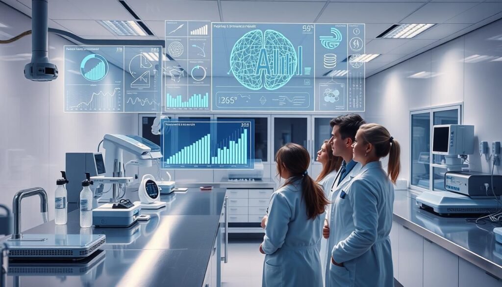 A-sterile-white-laboratory-setting-with-medical-instruments-and-equipment-arranged-neatly-on-1024x585 AI Therapy: Revolutionizing Mental Health Support