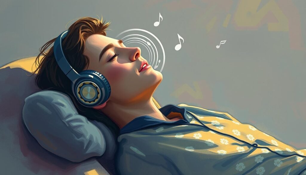 Generate-an-image-of-a-person-relaxing-with-headphones-on-surrounded-by-a-calming-environment-1024x585 Discover the Best Mindfulness Apps for Sleep