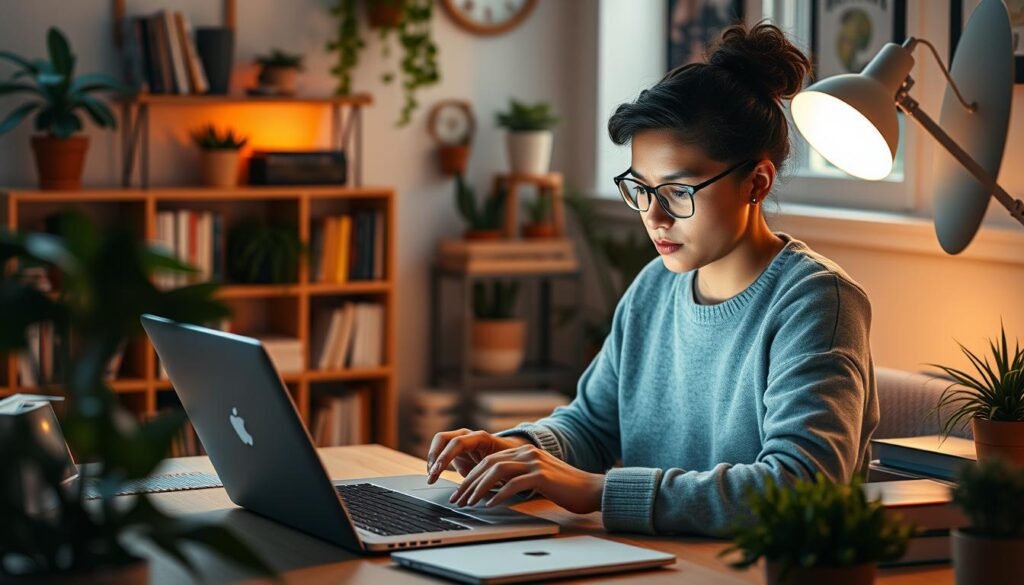Generate-an-image-of-a-person-using-a-productivity-app-on-a-laptop-1024x585 How AI Can Help Reduce Anxiety Symptoms