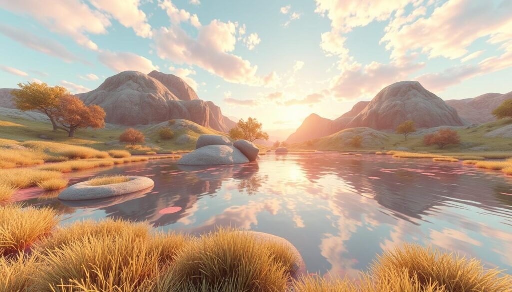 Generate-an-image-of-a-serene-VR-environment-as-experienced-on-Tripp-VR-1024x585 Discover the Best AI Meditation Tools