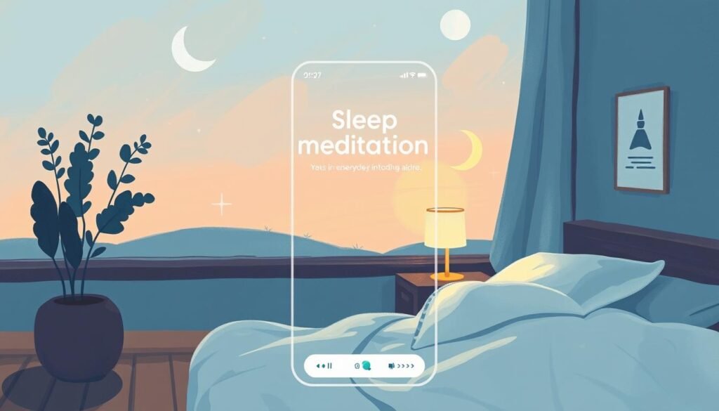 Generate-an-image-of-the-Headspace-apps-sleep-meditation-interface-1024x585 Discover the Best Mindfulness Apps for Sleep