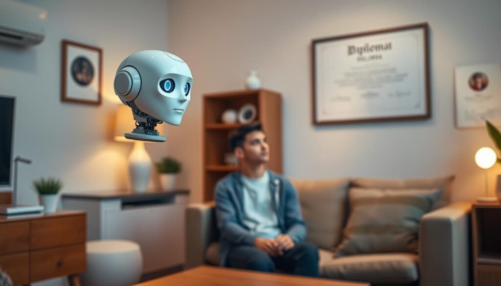 A-clinical-office-setting-tastefully-decorated-with-calming-colors-and-natural-elements.-In-1024x585 The Ethics of AI Chatbots for Mental Health Support