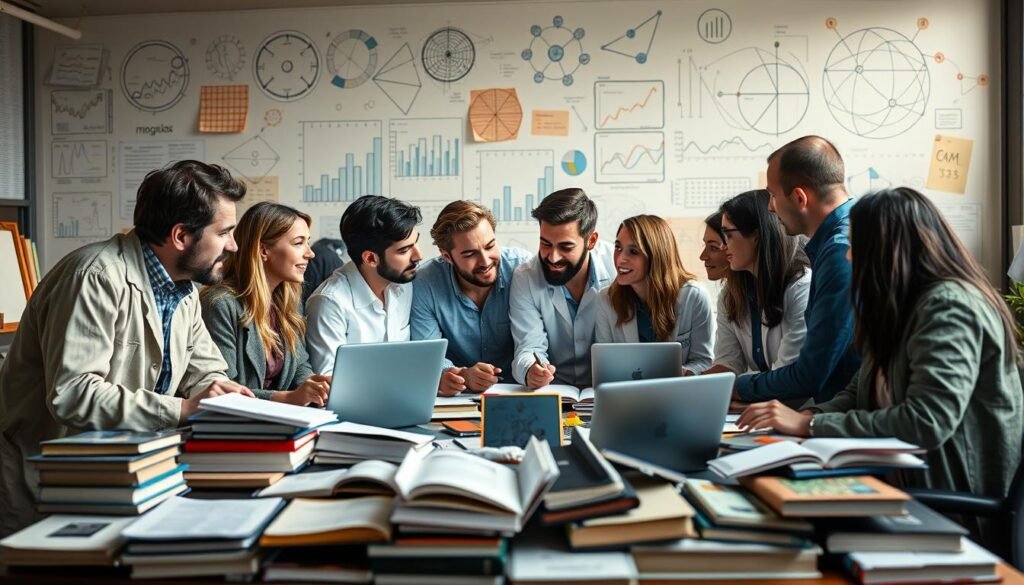 A-diverse-group-of-researchers-from-various-disciplines-gather-around-a-table-engaged-in-1024x585 AI in Psychology: Innovations and Implications
