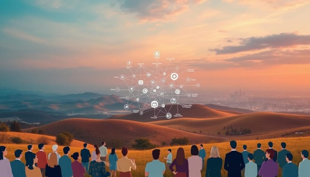 A-panoramic-view-of-a-vibrant-policy-landscape-for-emotion-AI-set-against-a-backdrop-of-1024x585 AI's Role in Supporting Emotional Well-being