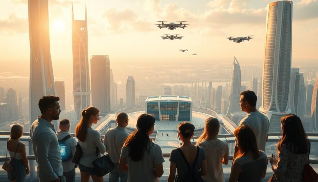 A-serene-futuristic-cityscape-with-gleaming-skyscrapers-and-floating-walkways-bathed-in-a-1024x585 How can AI-powered apps improve my mental well-being?