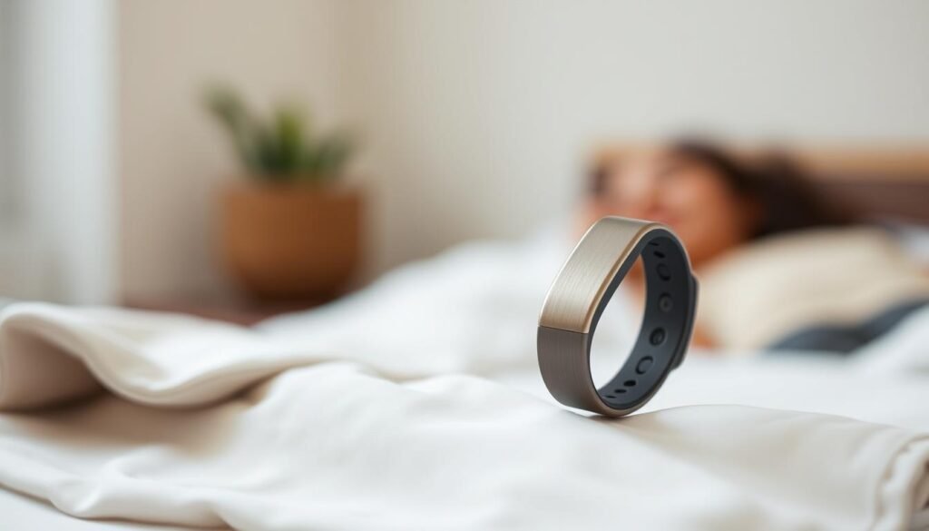 A-sleek-minimalist-wearable-sleep-tracker-designed-with-a-brushed-metal-finish-and-a-soft-1024x585 Top Smart Sleep Apps to Improve Your Sleep