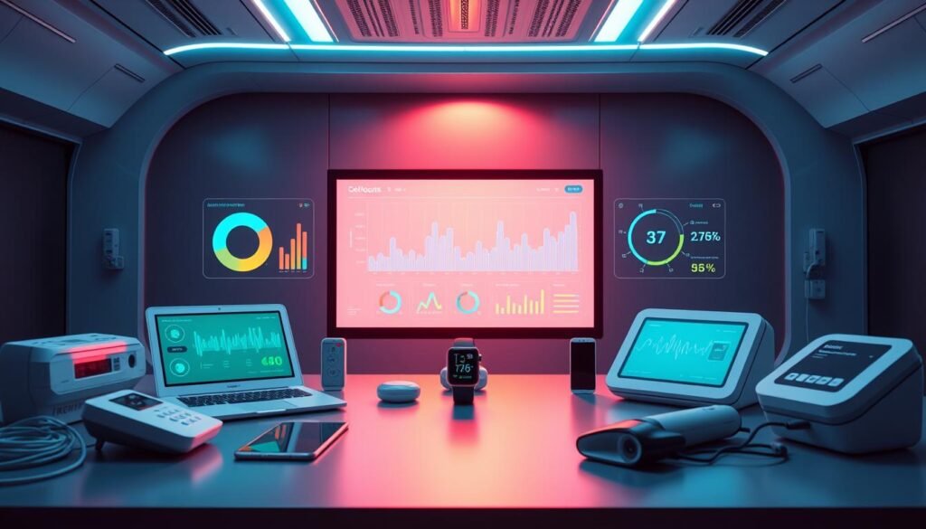 High-tech-digital-health-platforms-in-a-futuristic-sleek-setting.-A-vibrant-minimalist-1024x585 AI's Role in Supporting Emotional Well-being