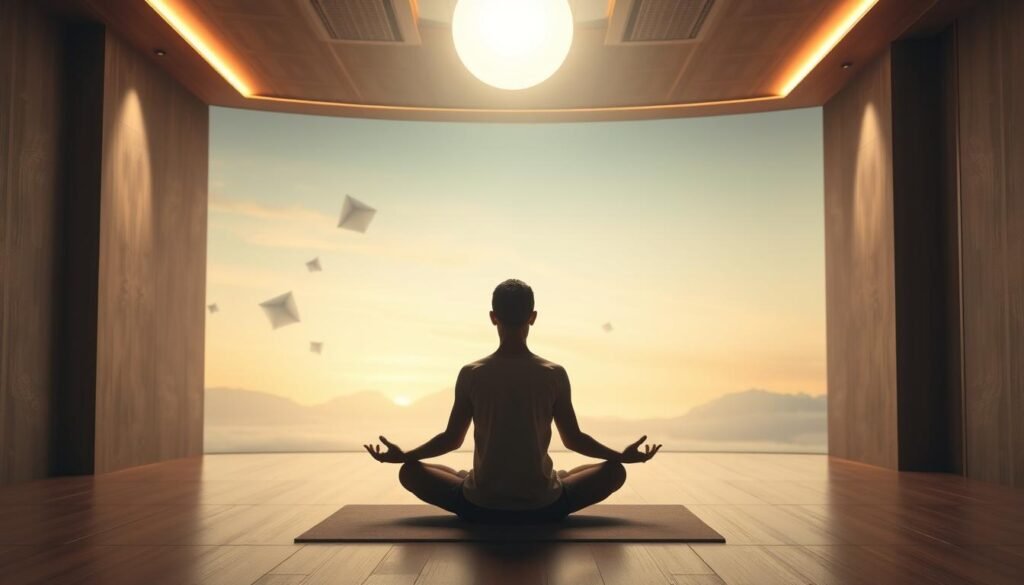 Serene-meditation-chamber-with-glowing-orb-of-energy-hovering-at-the-center-representing-the-1024x585 Discover How AI Can Personalize Your Meditation