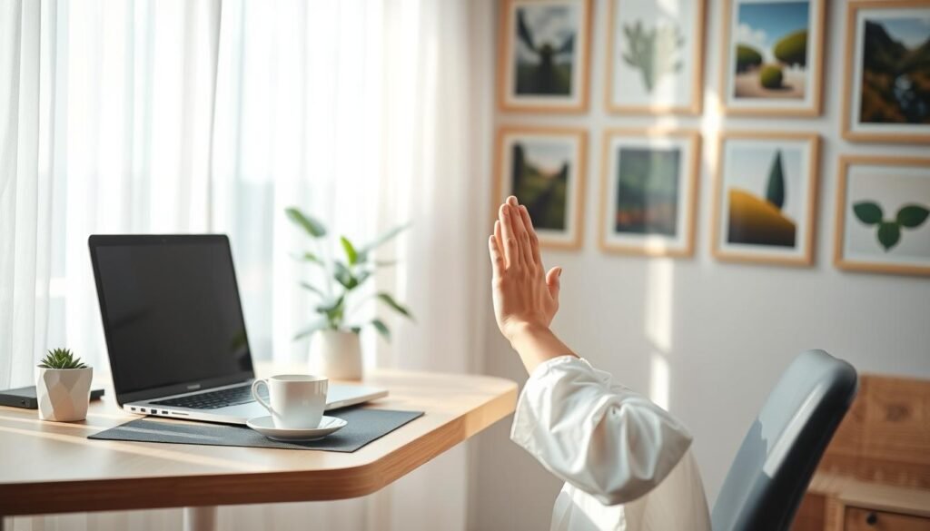 A-serene-home-office-scene-bathed-in-soft-natural-light-filtering-through-sheer-curtains.-On--1024x585 Mindfulness for Remote Workers: Stay Focused and Productive