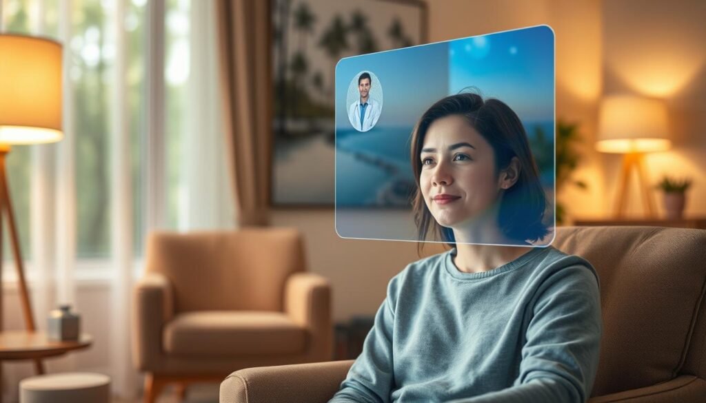 Personalized-mental-health-support-A-warm-inviting-space-with-a-comfortable-armchair-soft-1024x585 AI Mental Wellness Tools: Elevate Your Well-Being